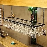 Es adecuado para una variedad de escenas, puede decorar su cocina, bodega o barra para mostrar su vidrio de tallo.El acabado vintage da un acento rústico para su barra de casa, yendo bien con espacios inspirados en los modernos o de granja DSVONAUS.