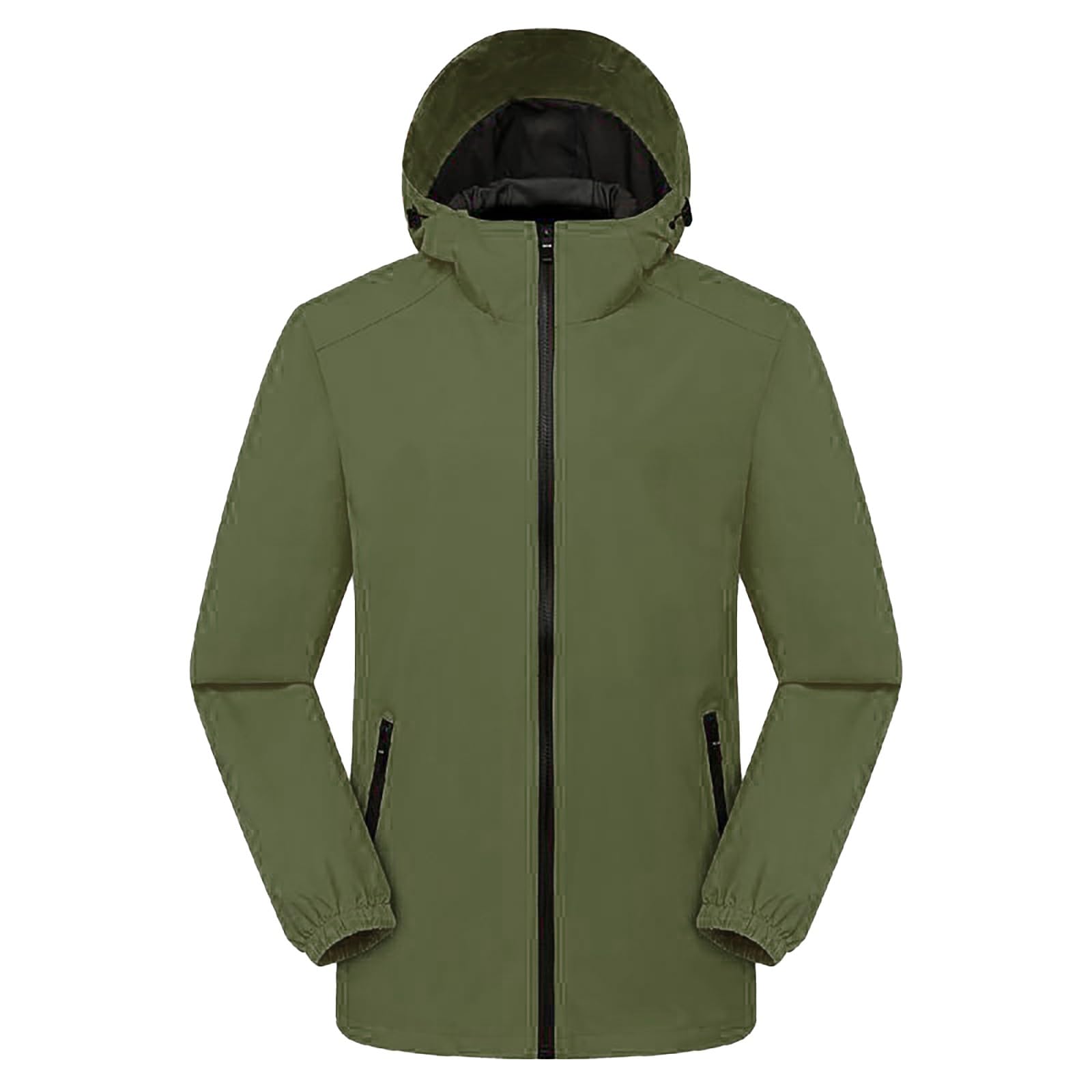 Giacca Da Donna Sottile Con Colletto Rialzato, Soprabito, Viaggio E Campeggio Giacche Invernali Cappuccio Impermeabile Moto Antipioggia Pioggia A Vento Giubbotto Softshell Elegante