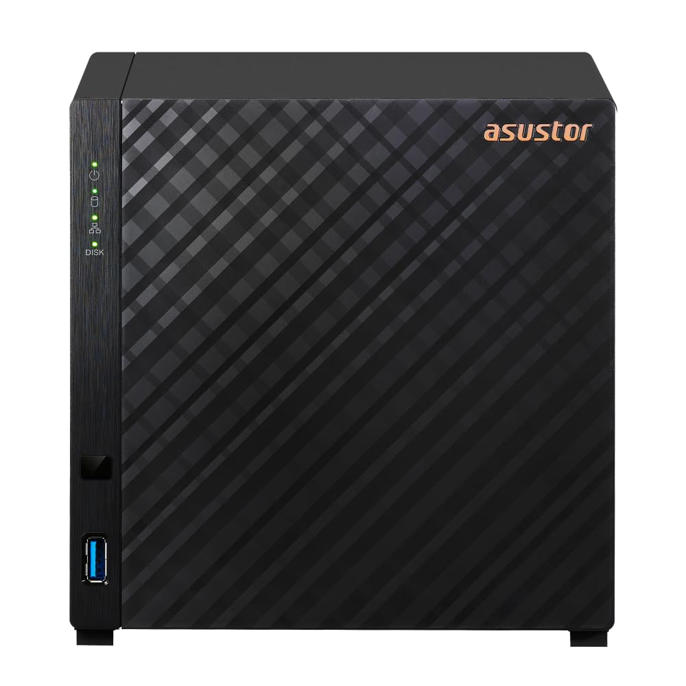 NASサーバー　ASUSTOR　4ベイ　AS1204T　 新品未開封・未使用 Amazon.com: Asustor Drivestor 4 Gen 2 AS1204T, 4 Bay NAS, Quad