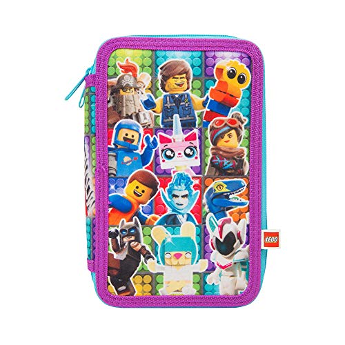 Preisvergleich Produktbild LEGO Federmäppchen Mädchen Movie 2 mit Buntstifte Kugelschreiber
