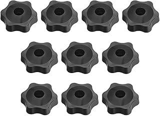 Tool parts Clamping Handle Screw Knobs Handle M6 Threaded Star - Shape 10pcs