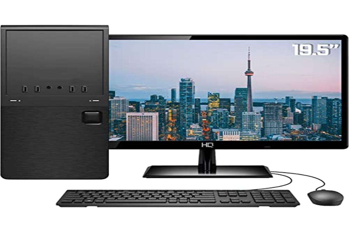 Computador Completo Intel Core i5 8GB SSD 240GB Monitor 19.5