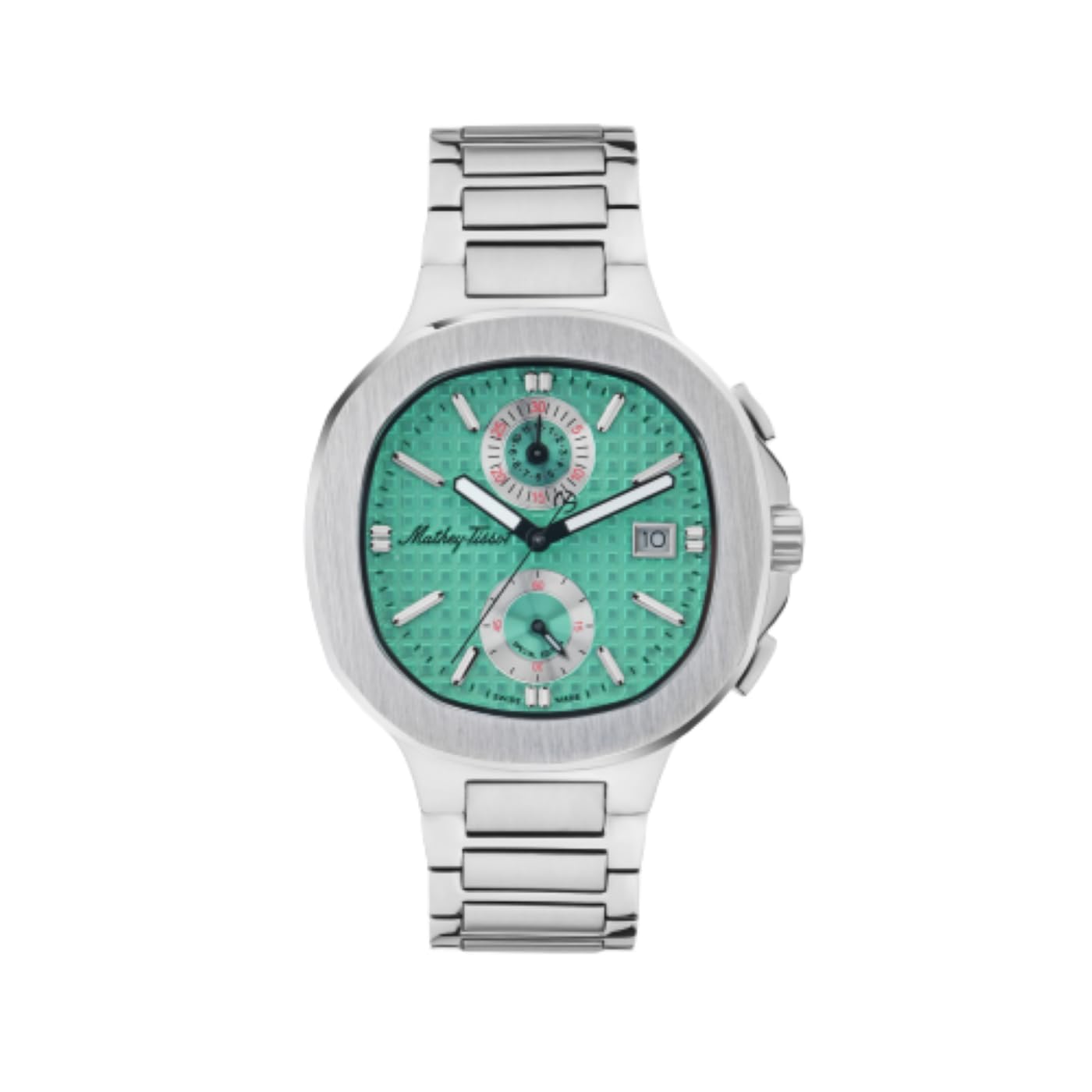 Mathey-Tissot Stainless Steel Blue Dial Quartz Analogue Watch for Men - H152Chatif, Silver Band (B0CH1FKH8F) Amazon Price History, Amazon Price Tracker