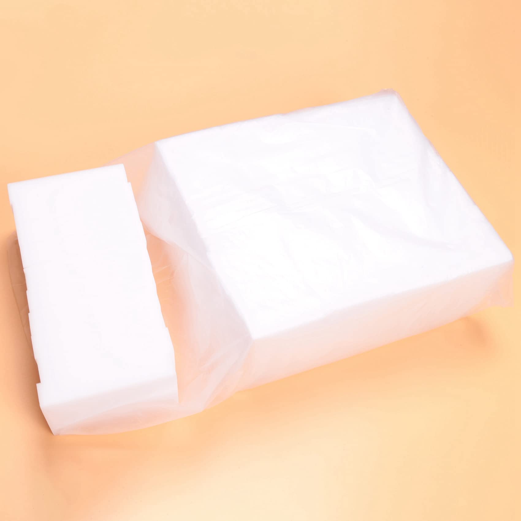 Magical - Esponja limpiadora de melamina, 1000 unidades, color blanco, 10 x 6 x 2 cm, ecológica, perfecta para limpiar manchas y mantenimiento de la cocina