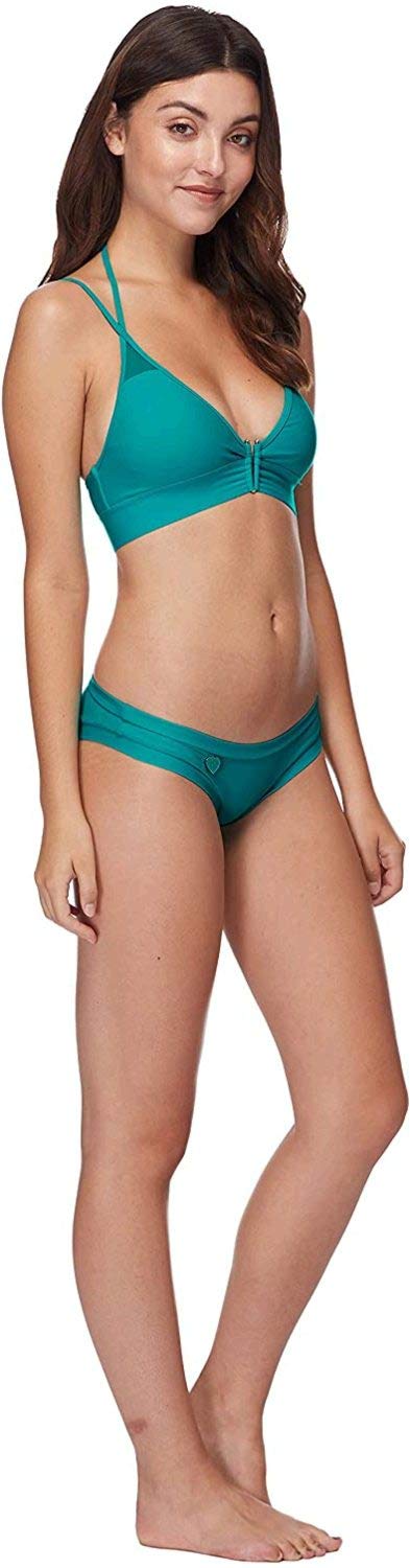 Body Glove Womens Smoothies Audrey Solid Low Rise Bikini Bottom Swimsuit