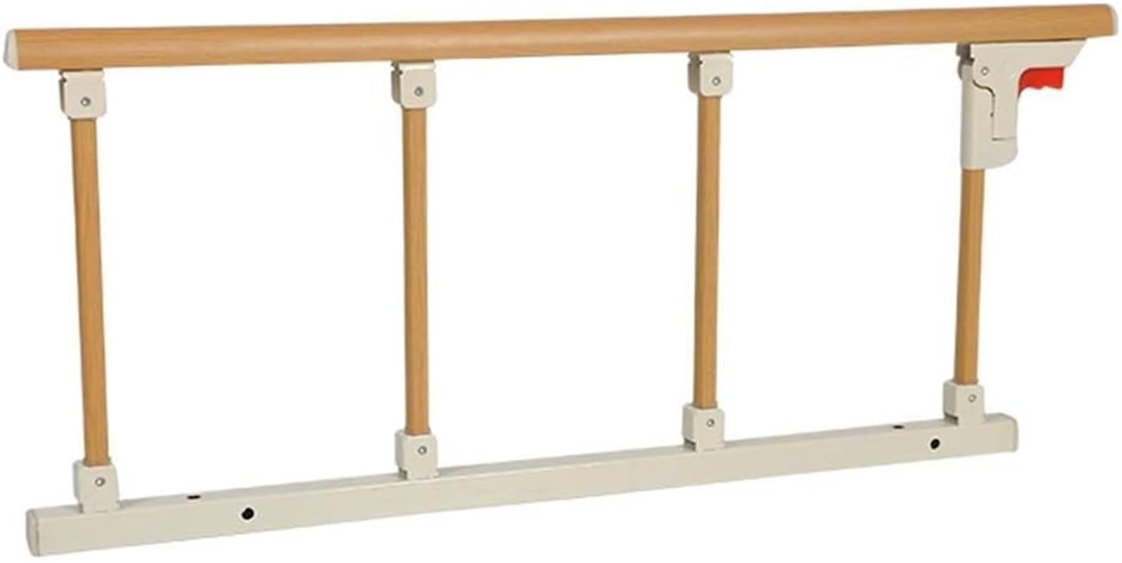 Barandilla de cama plegable de metal decorativa para somier y colchón doméstico
