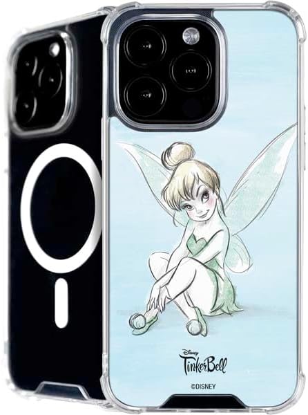 Skinit Phone Case Compatible with MagSafe iPhone 16 Pro Max - Officially Licensed Disney Tinker Bell Sketch Art Design