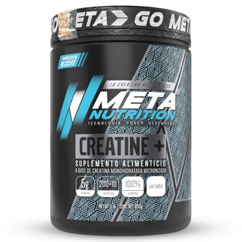 La Mejor Recopilación de nutrition & max de esta semana. 36 Meta Nutrition Creatina Monohidratada de Alta Pureza |1Kg | 200 + 10 servicios | Edición limitada | Sin sabor | Vegana.