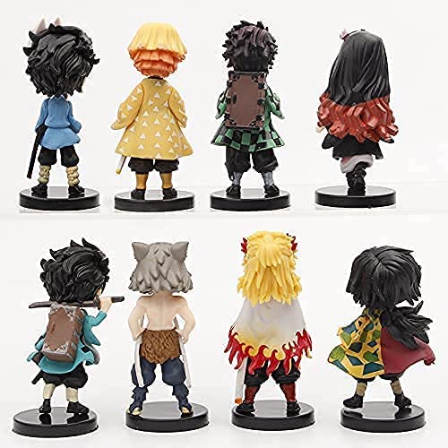 Figurine Demon Slayer 19 Cm Articulée – PVC De Qualité – Décoration, Collection, Cadeau Pour Fans D’anime – Cake Topper Possible – Coloris Aléatoires