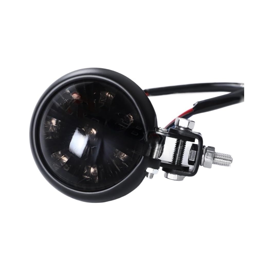 Luz LED De Matrícula Trasera Para Motocicleta 12 V, Freno Para Lámpara Para Bobber Chopper Luz Trasera(1pc Lens Lamp)