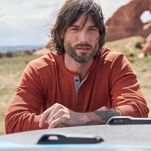 Eddie Bauer Men's Classic Fit Favorite Long-Sleeve Thermal Henley Shirt4