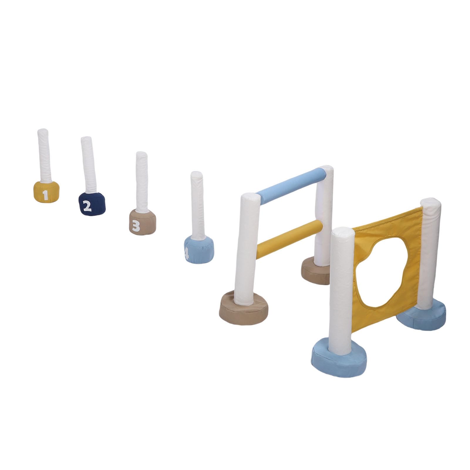Alomejor Durable Kit de Curso de Agilidad para Cachorros 3 en 1 para Sesiones de Entrenamiento y Tiempo de Juego Interactivo con Dueños de Mascotas