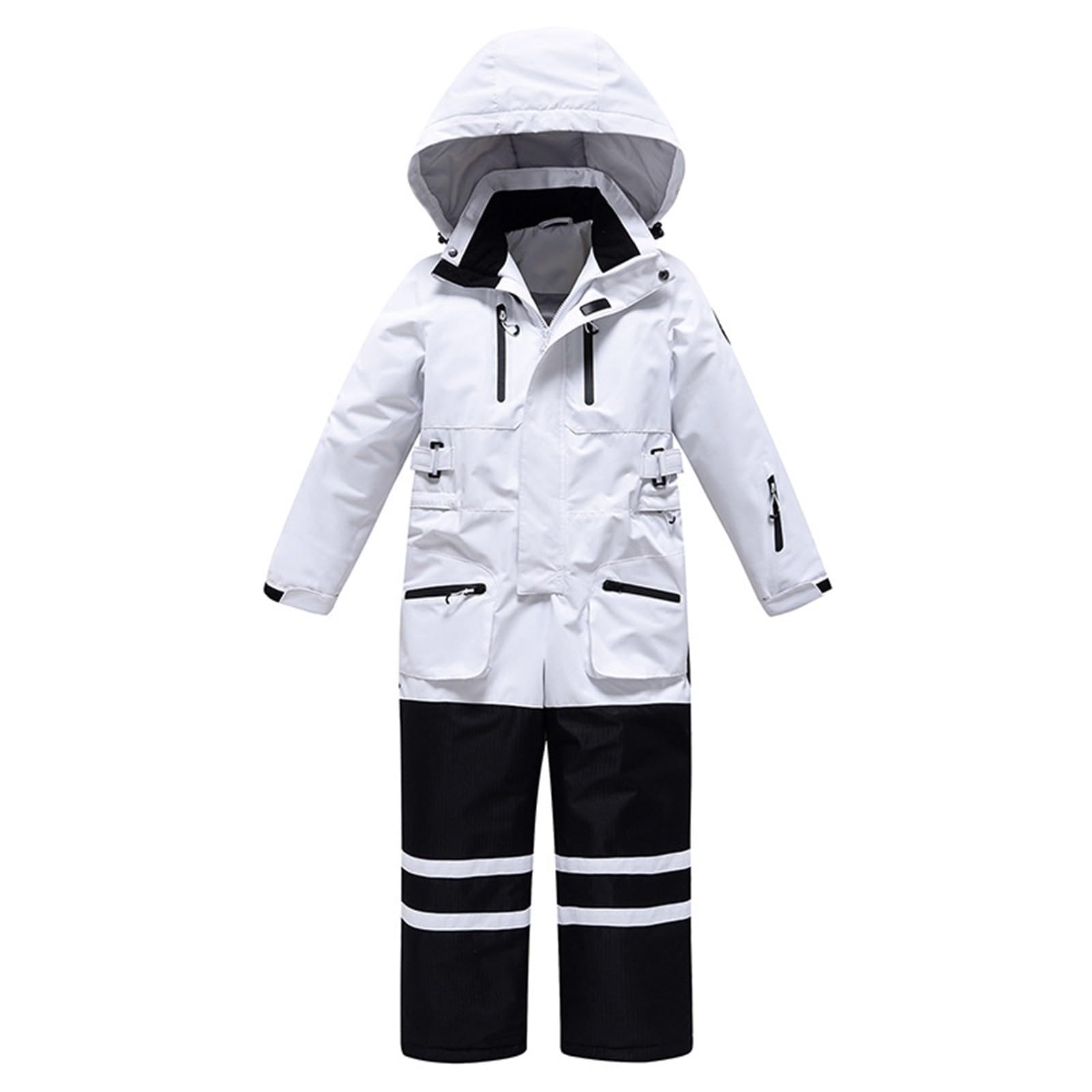Traje de nieve para cochecito de invierno con forro aislado y traje de esquí impermeable