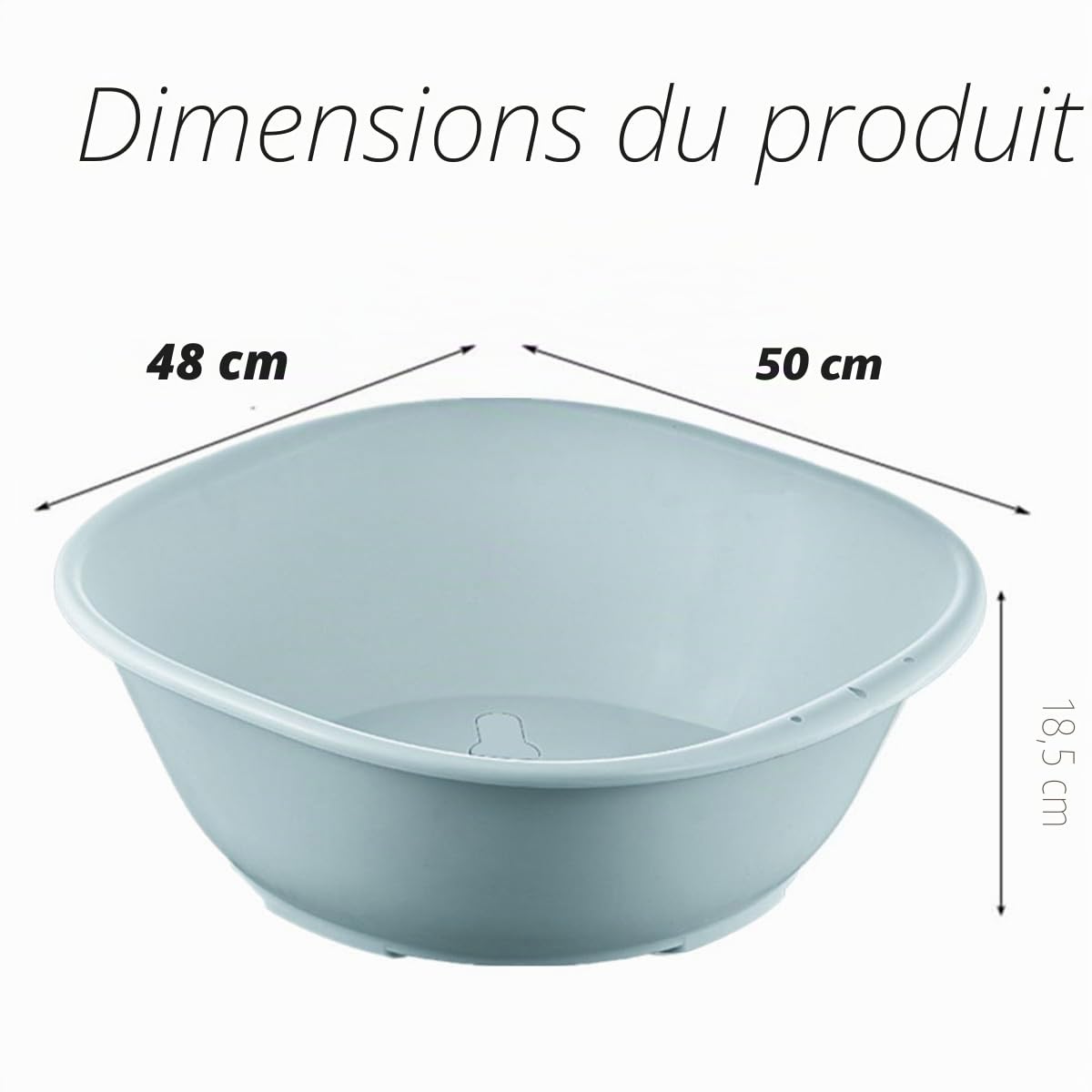 Grande baignoire de hanche, soin postnatal et traitement des hémorroïdes, bassin extra large avec design antidérapant, guérison périnéale, hygiène vaginale (vert)