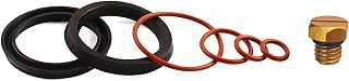iFJF Fuel Filter Head Primer Seal Rebuild Kit and Air Bleeder Screw Replacement for 2001-2013 GM Duramax Fuel Filter Housing (Gold)