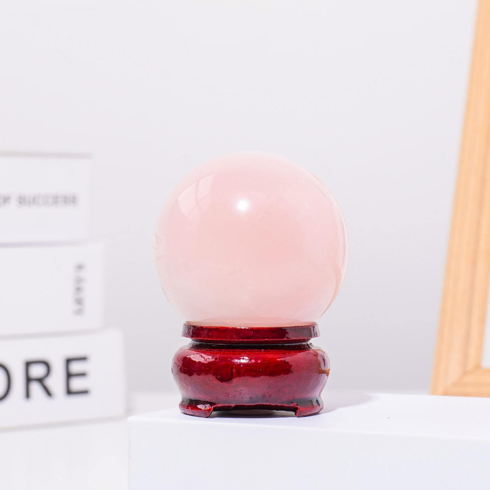 NHKSFBLQ Fluorite Ball Sphere and Quartz Hand Crystal Ball Home Feng Shui Decoration Accessory Crystal Stone, Quartz-5cm