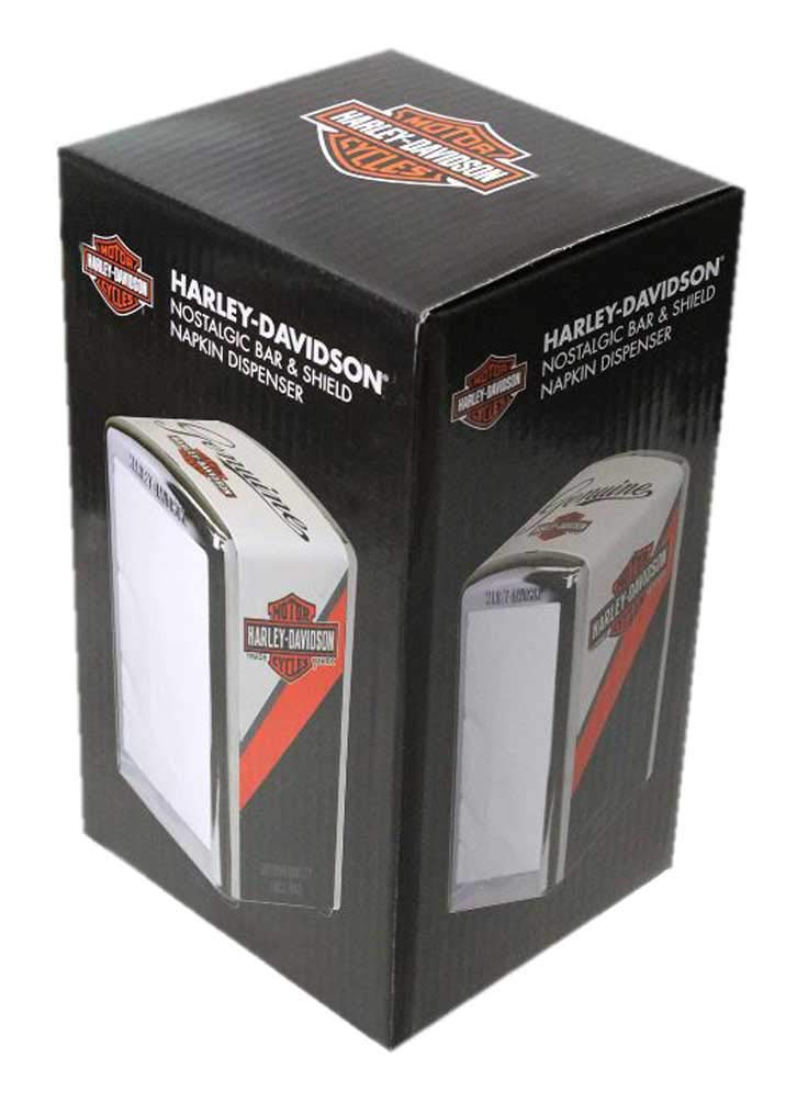 【希少】2009 Harley-Davidson パリ フランス 両面 2XL Harley-Davidson Nostalgic Bar & Shield Vintage Napkin Dispenser