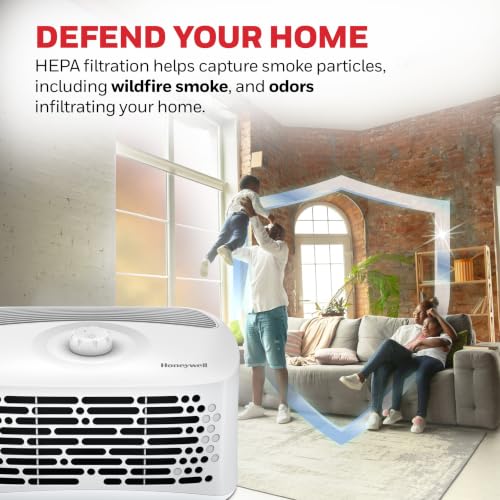 Honeywell Air Purifier for Home, 465 Ft² in 1 hour, Dual Action Filter - image 9