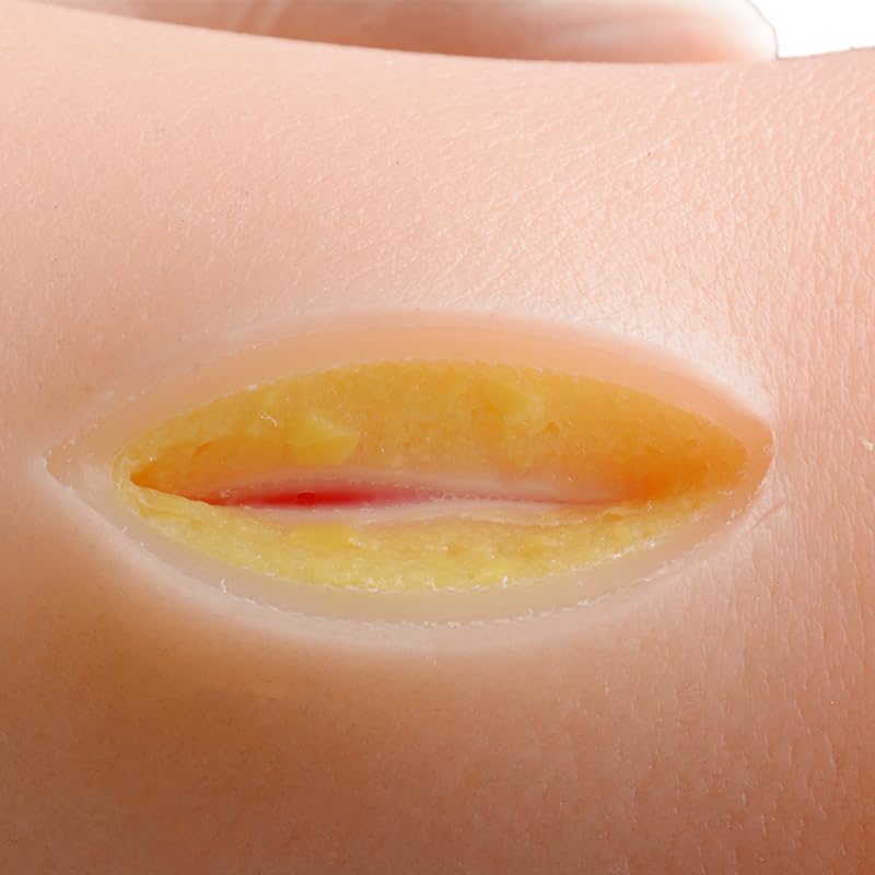 Miniatura 2 de Almohadilla de sutura avanzada de 5 capas con dispositivo de gancho y bucle para práctica - Ligero