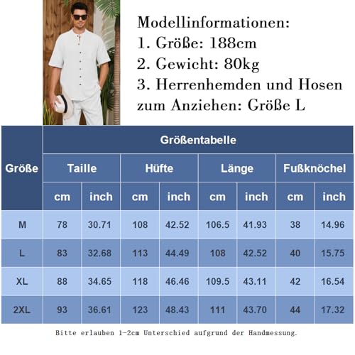DUOLUVA Leinen Hose Männer Casual Strandhose Herren Baumwolle Yoga Hose Männer Schwarz XL