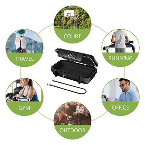 Keekit Portable Safe Box, Combination Key Lock Box, Personal Security Case With Code, Waterproof Key Storage Box For Beach, Car, Home, Travel And Outdoor Camping Activities #TOP6