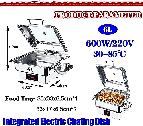 Chafing dish 6L pour éviter les plats froids grâce à la température réglable - 4