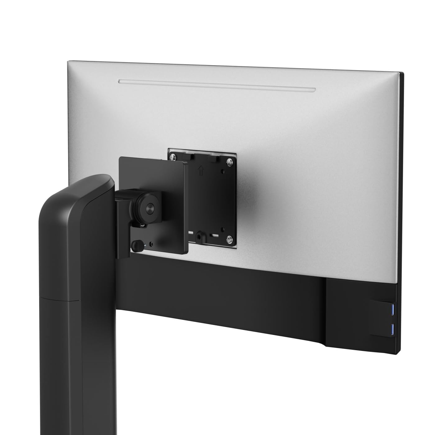 VDD - bras pour moniteur - réglable en hauteur - 1 moniteur - serré