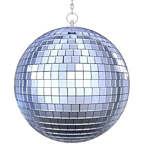 Disco Ball, Mirror Ball - Mirror Disco Ball Disco Party Decorations 6'' Cover