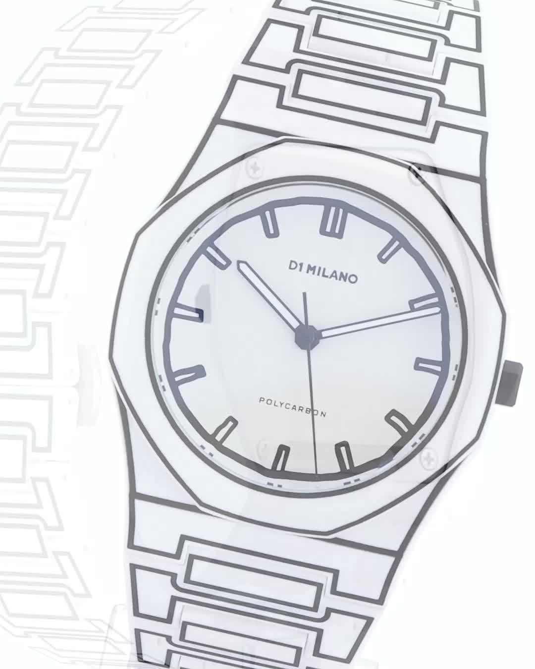 Amazon.co.jp: 正規代理店 [D1 MILANO] D1ミラノ 腕時計 メンズ PCBJ34