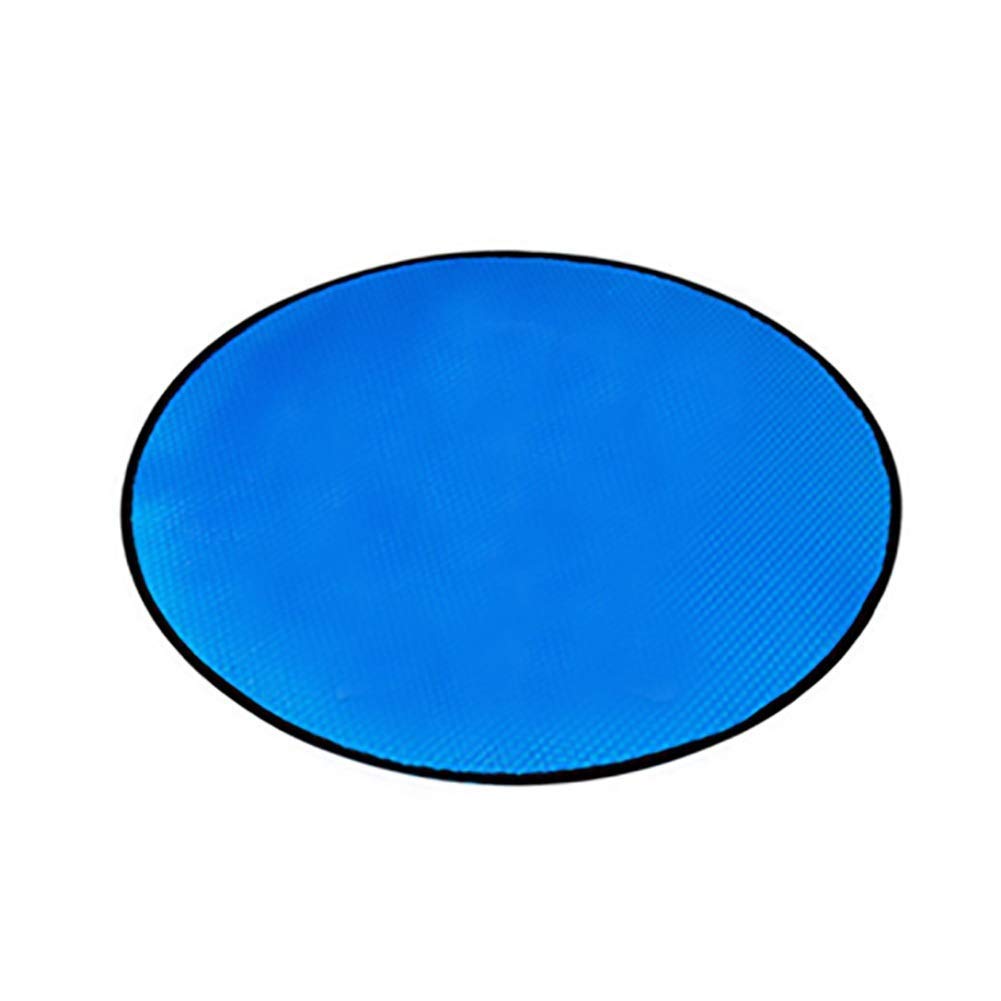 Tarpaulin Round Solar Swimming Pool Cover, Blue Bove Ground Pool Cover, 2.4m/7.8ft In Diameter