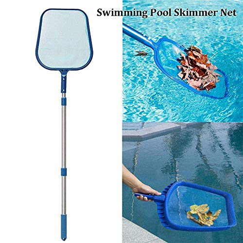 Zitainn Zwembad skimmer net set, 1 stuks diep blad skimmer net, 1 stuks bladhark, 1 stuks aluminium telescopische steel… - Image 6