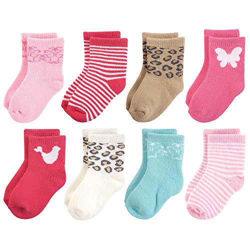 Luvable Friends Unisex Baby Fun Essential Socks, Whimsical, 0-6 Months