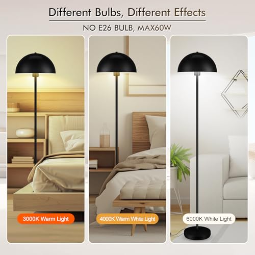 Floor Lamp Industrial Black 65.6in - Image 5