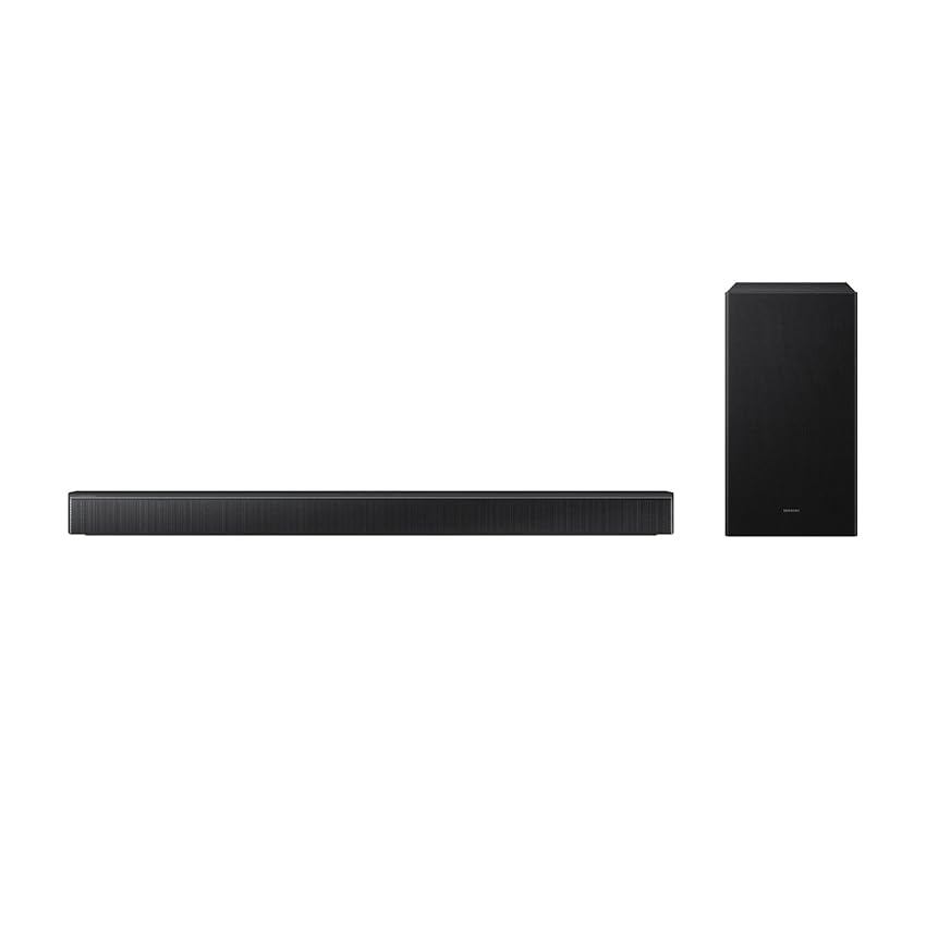Samsung Soundbar HW-B46CF/ZF Serie B, 3 Speaker, Wireless, Dolby 2ch, Audio a 2.1 Canali, DTS 2ch, Surround Sound Expansion, Voice Enhance Mode, Titan Black, 2025