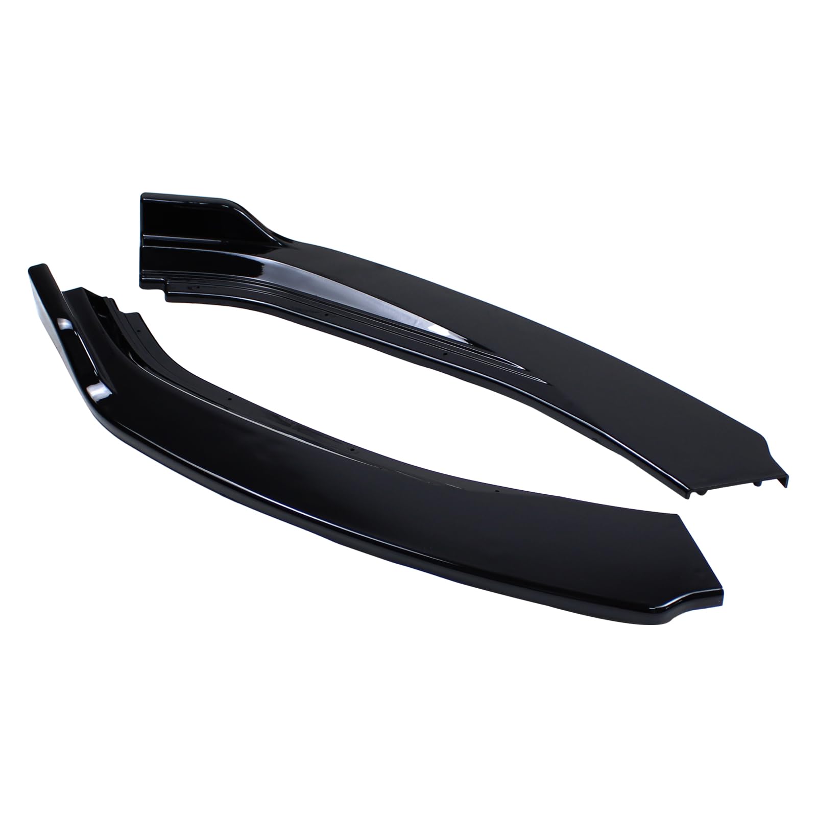 Frontspoilerlippe Front Spoiler Lippe Stoßfänger Frontlippe Spoilerlippe Frontspoiler Frontstoßstange Splitter Frontstoßstangenlippe Seitenlippensplitter schwarz für Golf 7 Variant Golf VII 2012-2019