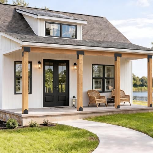 Support de pergola résistant aux intempéries pour ancrage solide de porche - 7