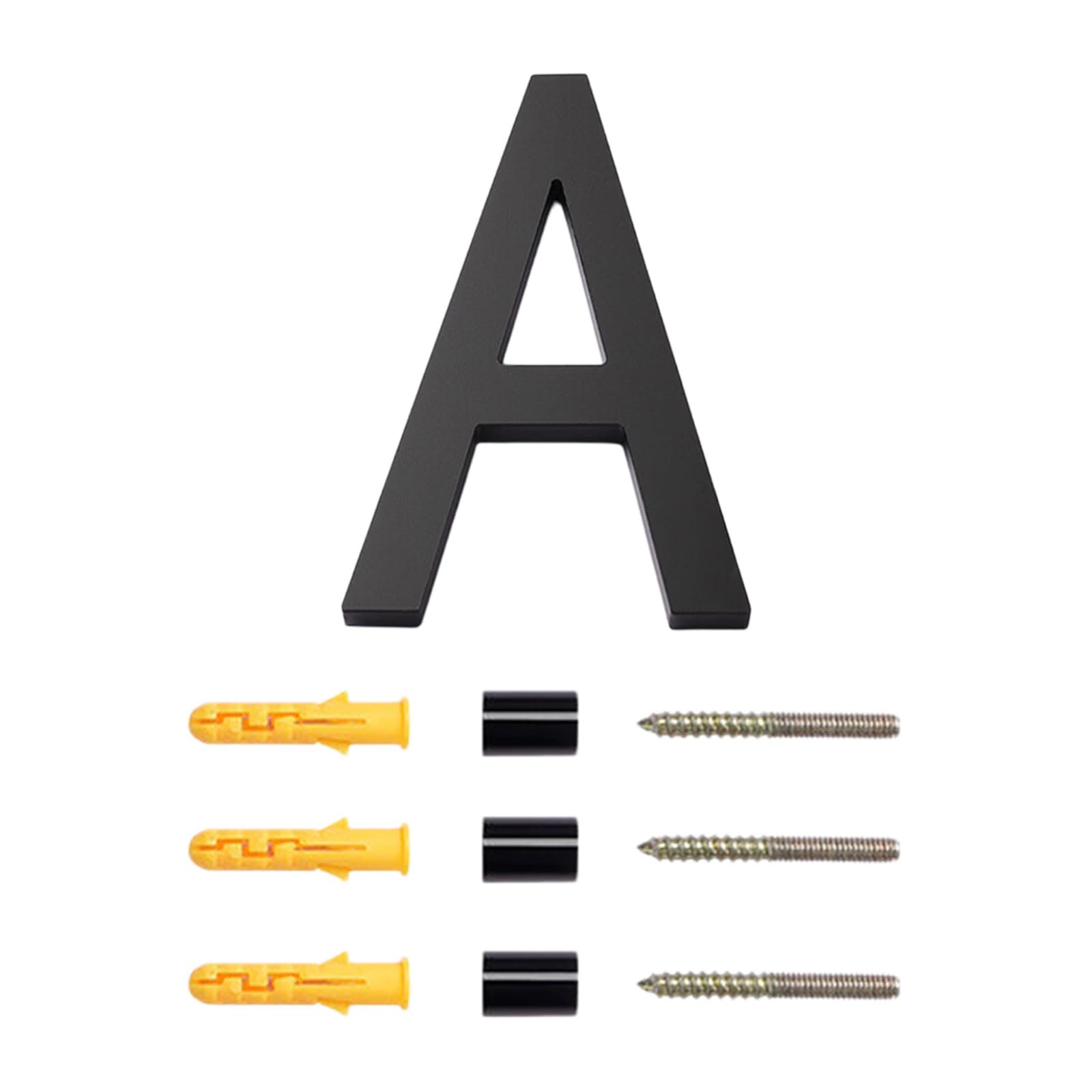 Kokdid A Modern Door Plates Door Label Letters Plate Sign With Screw Crylic Floating House Letters For Mounting Enduring Crylic Floating House For Outside