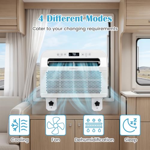 COSTWAY RV Window Air Conditioner 6500 BTU