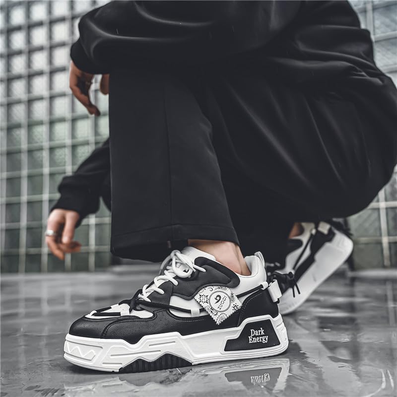 Men's Fashion Sneakers - Casual Low Top Lace Up Skate & Tennis Shoes for Comfortable Walking2