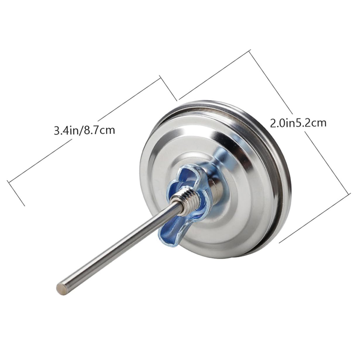 ABOOFAN Stainless Steel Cooking Thermometer Oven Dial Probe for Household Baking Multi Function Food Thermometer for Accurate Temperature Readings Cooking Grilling