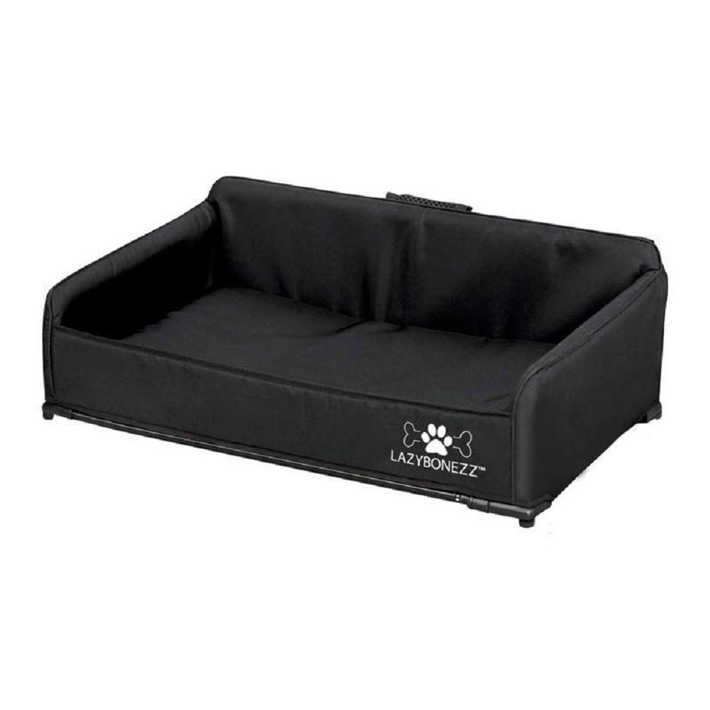 LazyBonezzPortable Dog Bed, Black