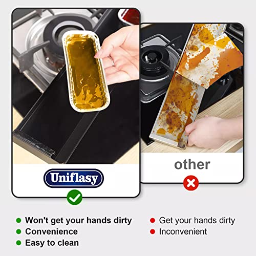 Image of Uniflasy 60 Pack Drip Pan Accessories for Weber SmokeFire EX4 / EX6 / EPX6