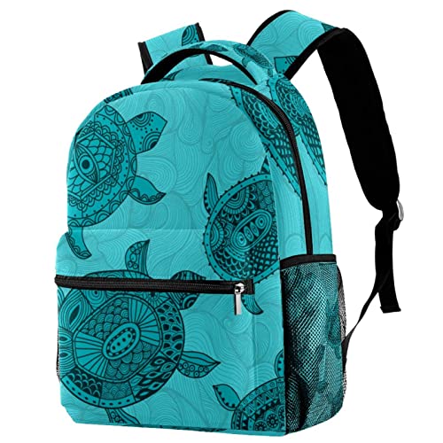 Sac à dos de voyage mixte avec motif tortues pour enfant