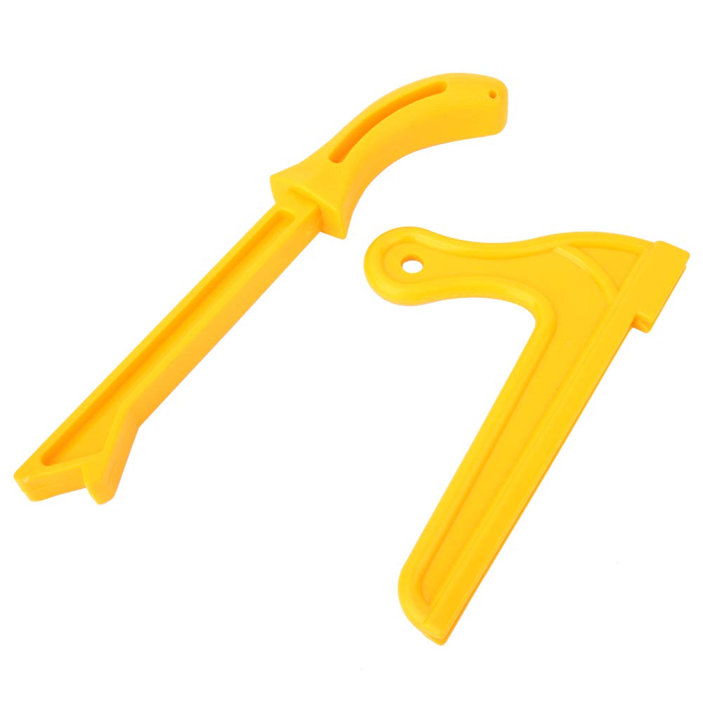 Table Saw Push Block, Table Saw Push Sticks, 2PCS Safety Woodworking Push Stick for Pushing Through on Table Saws, Router Tables and Jointers, Table Saw Accessories