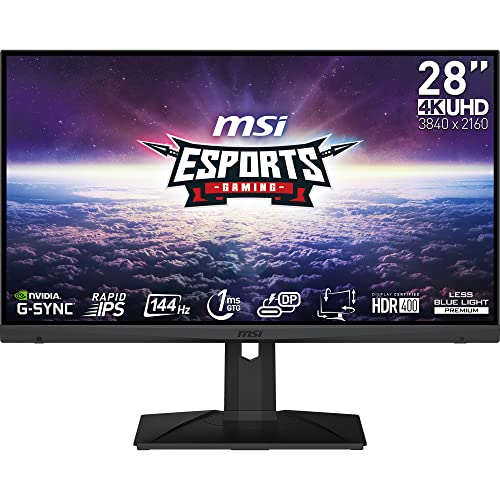 MSI Optix MAG281URF 4K ゲーミングモニター 144hz MSI ゲーミングモニター Optix MAG281URF
