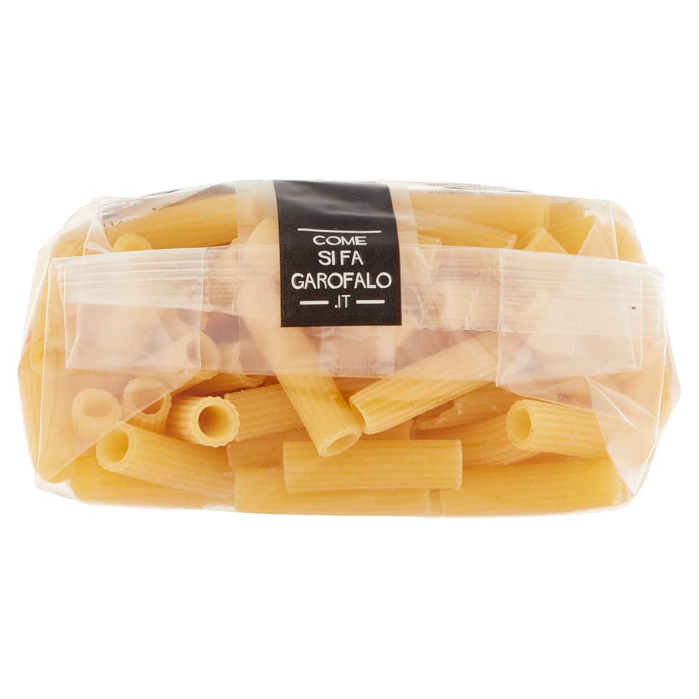 10x Cannolicchi rigati N. 51 Neapolitanische Hartweizengrieß Packung mit 500g Pasta IGP + Italian Gourmet polpa 400g
