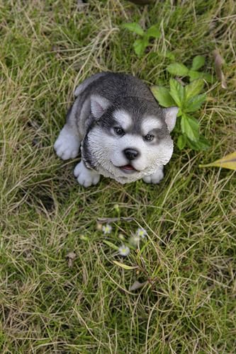 Figura Malamute Alaskan de Resina 6.69 Pulgadas miniatura 7