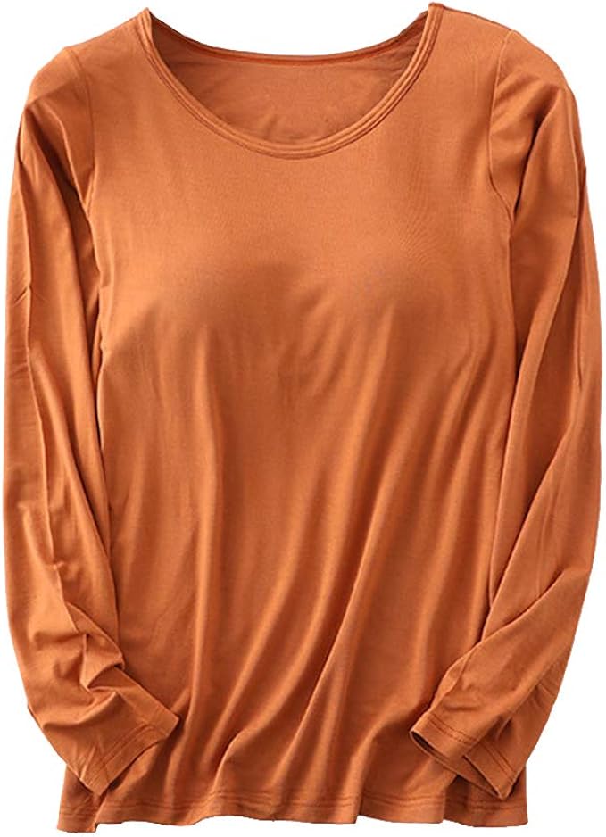 Modal Cotton Built in Bra Scoop Neck 