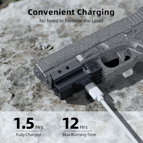 EZshoot Rechargeable Pistol Red Laser Sight for Hunting - image 6
