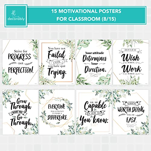 Snapklik.com : Decorably Motivational Posters For Classroom - 15 ...